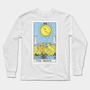 The Moon Tarot Long Sleeve T-Shirt